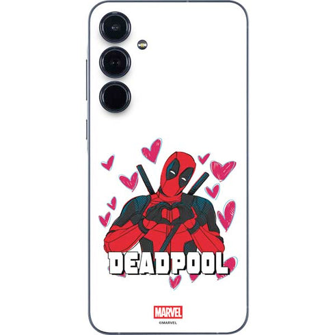 Marvel Deadpool Legacy Deadpool Love Galaxy A35 5G Skin